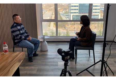 艾讯总经理接受山东省机器人产业园汇客厅栏目专访