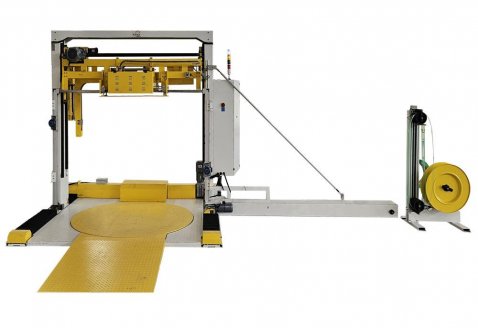 可移动缠绕打包一体机